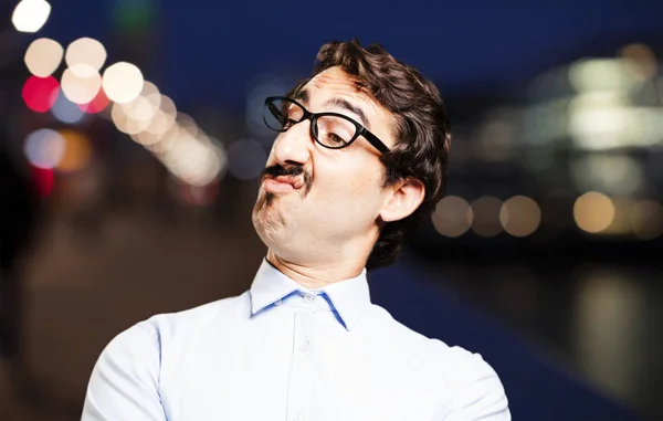 Young cool man disagreement — Stock Photo, Image