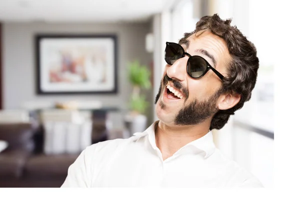 Cool man with happiness expression — Stock Photo, Image