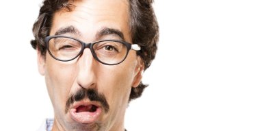 Genç serin adam şaka