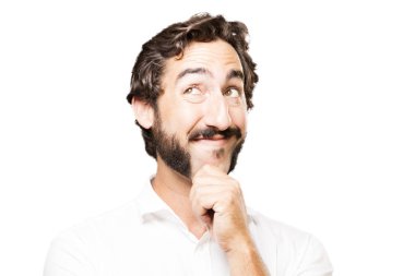 düşünme genç serin adam