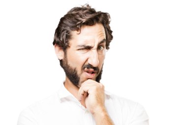 düşünme genç serin adam