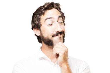 düşünme genç serin adam