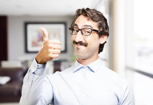 Homem em tudo bem pose — Fotografia de Stock