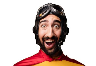 deli süper kahraman şaşırttı