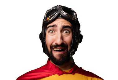 korkmuş poz deli süper kahraman