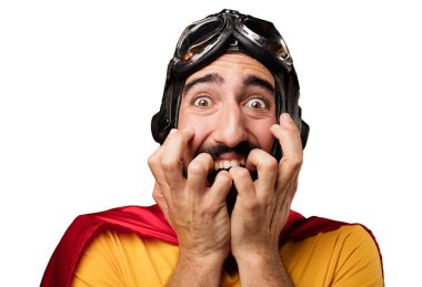 korkmuş poz deli süper kahraman