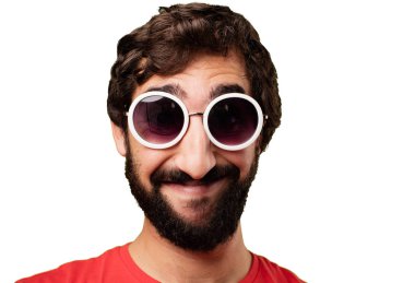 gurur poz genç deli adam