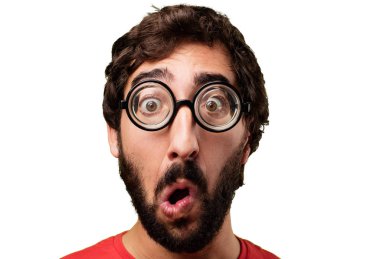 karışık genç deli adam