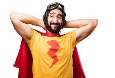 mutlu poz deli süper kahraman