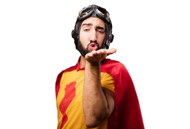 Hava öpücükle deli süper kahraman