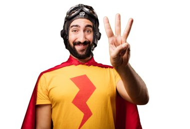 sayı işareti ile deli süper kahraman