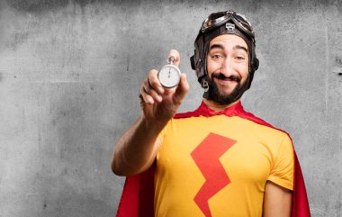 kronometre ile genç deli kahraman