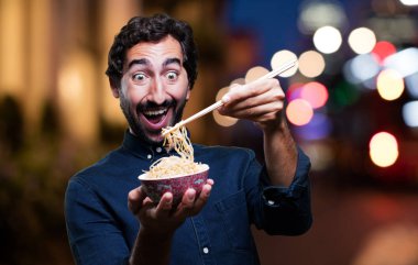 man yemek suşi erişte pot