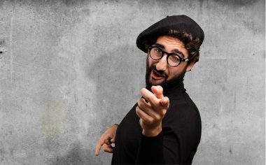 genç Fransız sanatçı dans