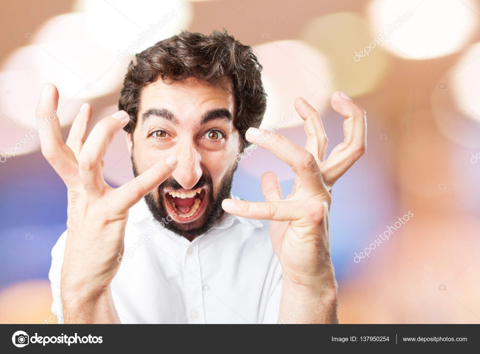 Young funny man in angry pose Stock Photo by ©kues 137950254 Young funny man in angry pose Stock Photo by ©kues 137950254