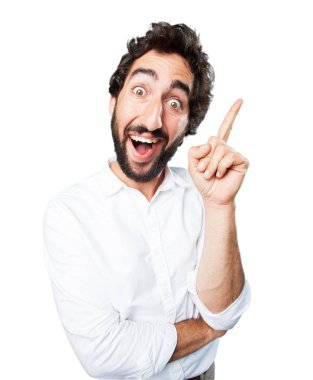 düşünme genç komik adam