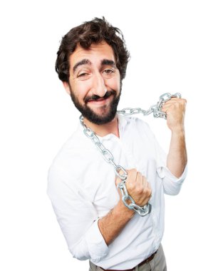 zinciri ile komik delikanlı