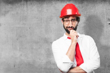 düşünme genç komik mimar