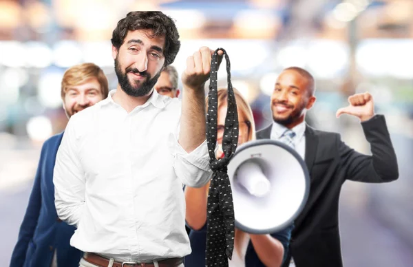 Young funny man in proud pose — Stock Photo, Image