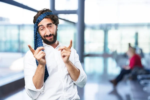 Joven divertido hombre bailando — Foto de Stock