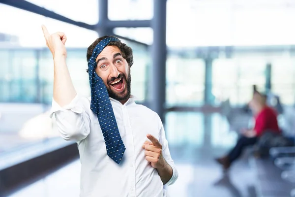 Joven divertido hombre bailando — Foto de Stock