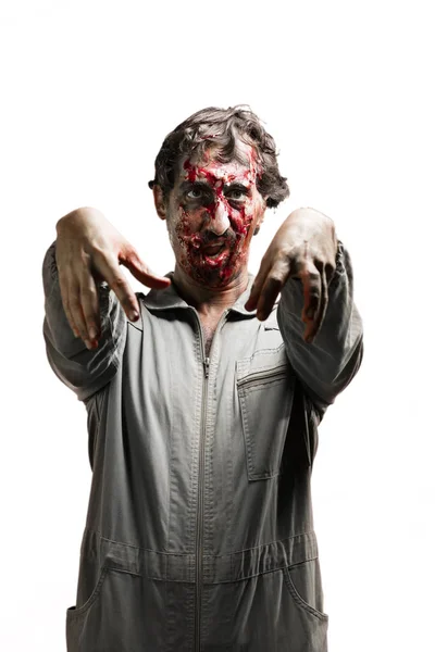 Straszne zombie man — Zdjęcie stockowe