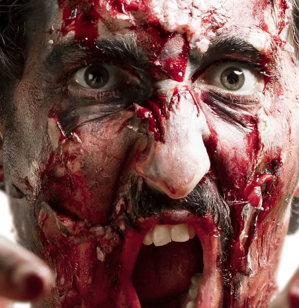 Visage sanglant de zombie  image libre  de droit par kues 