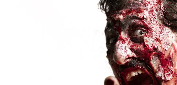 Portrait d'homme zombie — Photo