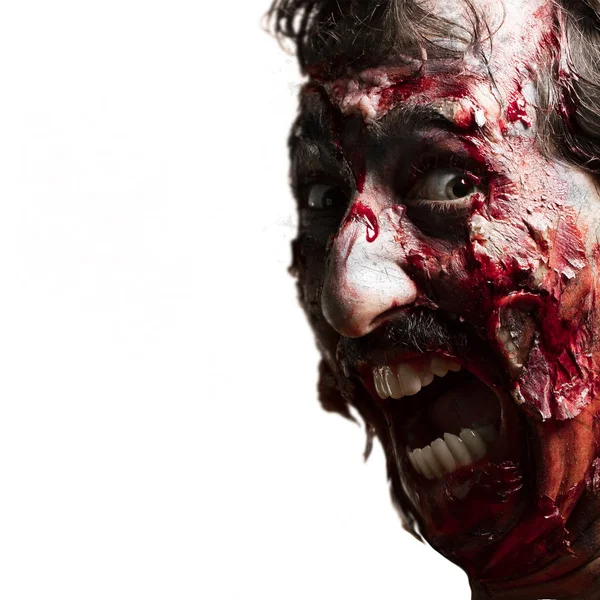 Portrait d'homme zombie — Photo