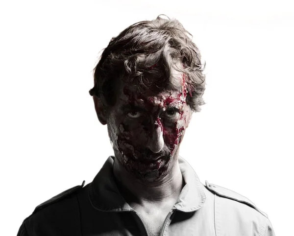 Terrible zombie homme — Photo