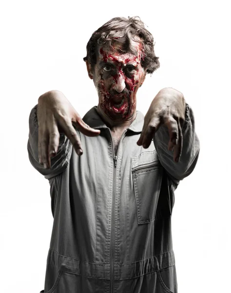 Portrait d'homme zombie — Photo