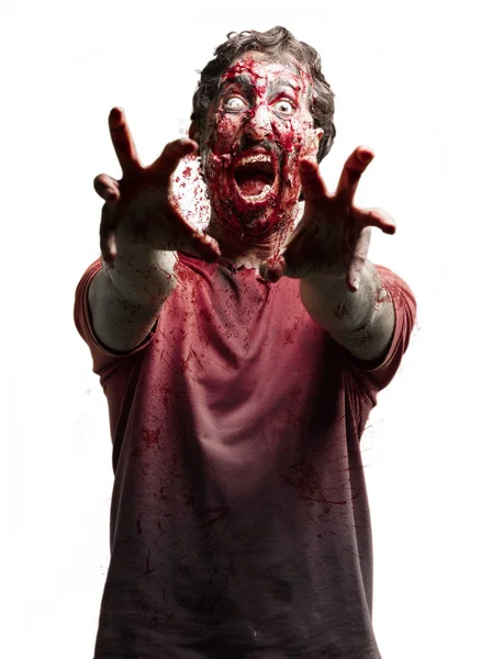 Zombie man portrait — Stock Photo, Image