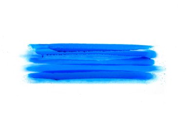 Beyaz arka plan mavi sprey sembolü