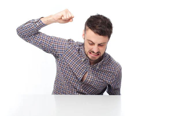 Joven hombre de negocios enojado — Foto de Stock