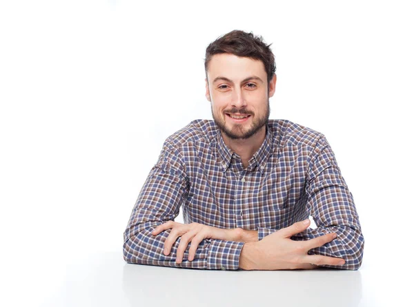 Joven hombre de negocios feliz — Foto de Stock