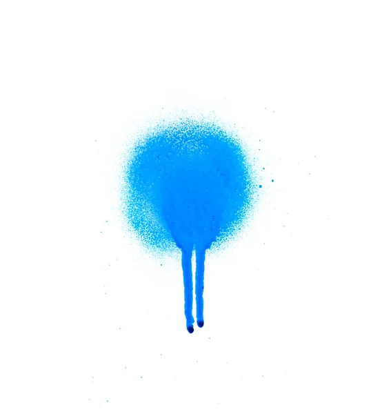 Blå spray symbol mot vit bakgrund — Stockfoto
