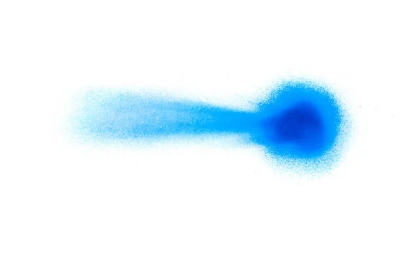 Símbolo de spray azul sobre fondo blanco — Foto de Stock