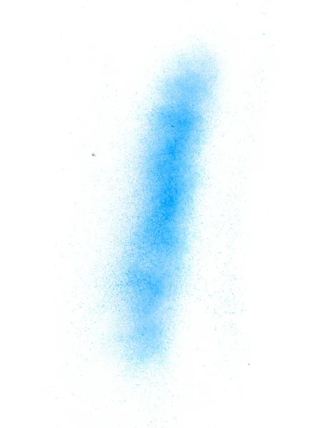 Синий спрей символ на белом фоне — стоковое фото