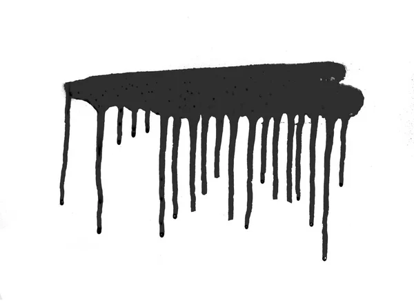 Símbolo de pulverização preto contra fundo branco — Fotografia de Stock