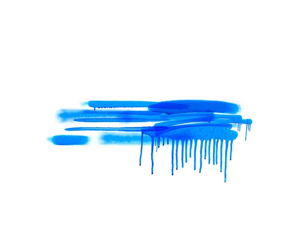 Blå spray symbol mot vit bakgrund — Stockfoto