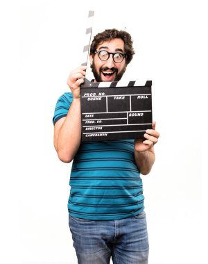 bir tokmağı ile genç serin adam