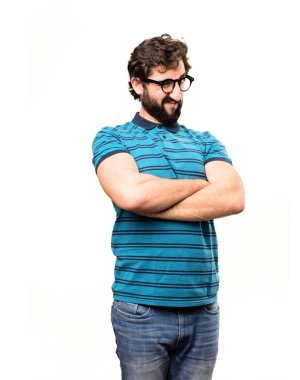 anlaşmazlık ifade ile genç serin adam