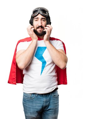 Genç süper kahraman korkuttu