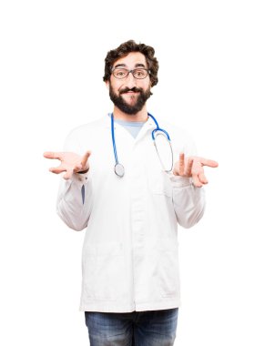 düşünme genç doktor adam