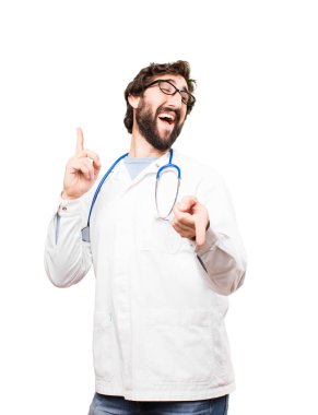 genç doktor adam dans