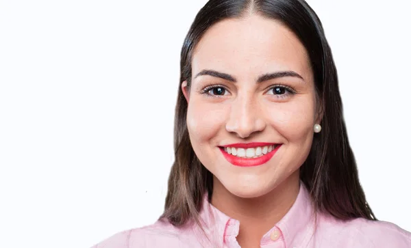 Jovem menina legal sorrindo — Fotografia de Stock