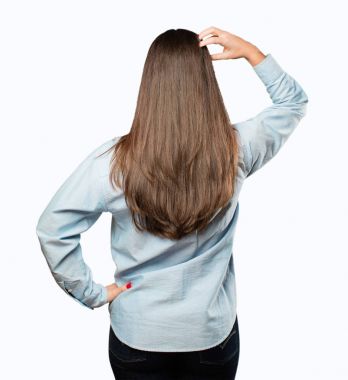 genç güzel kız geri