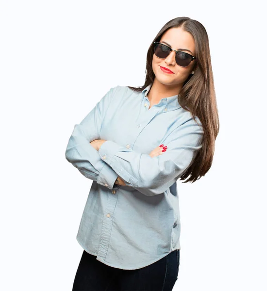 Young cool girl in sun glasses — Stock Photo, Image