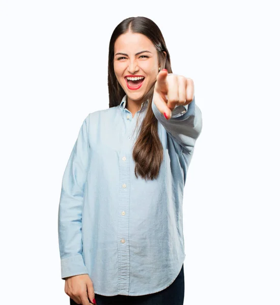 Young cool girl joking — Stock Photo, Image