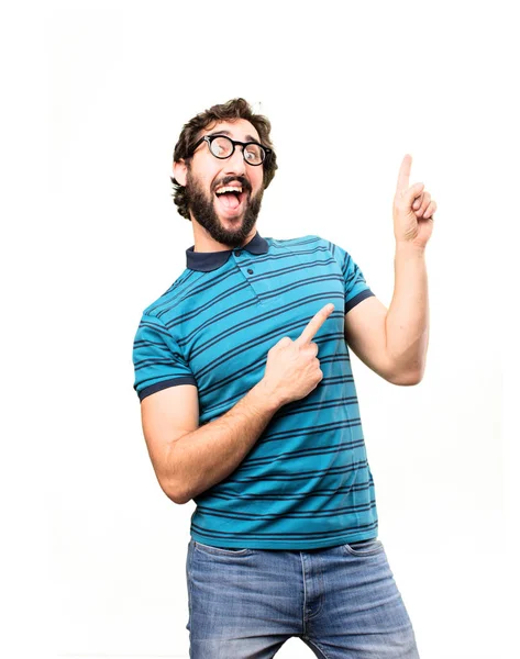 Joven fresco hombre bailando — Foto de Stock